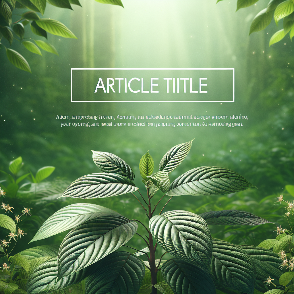 Best Indo Kratom Strain Types